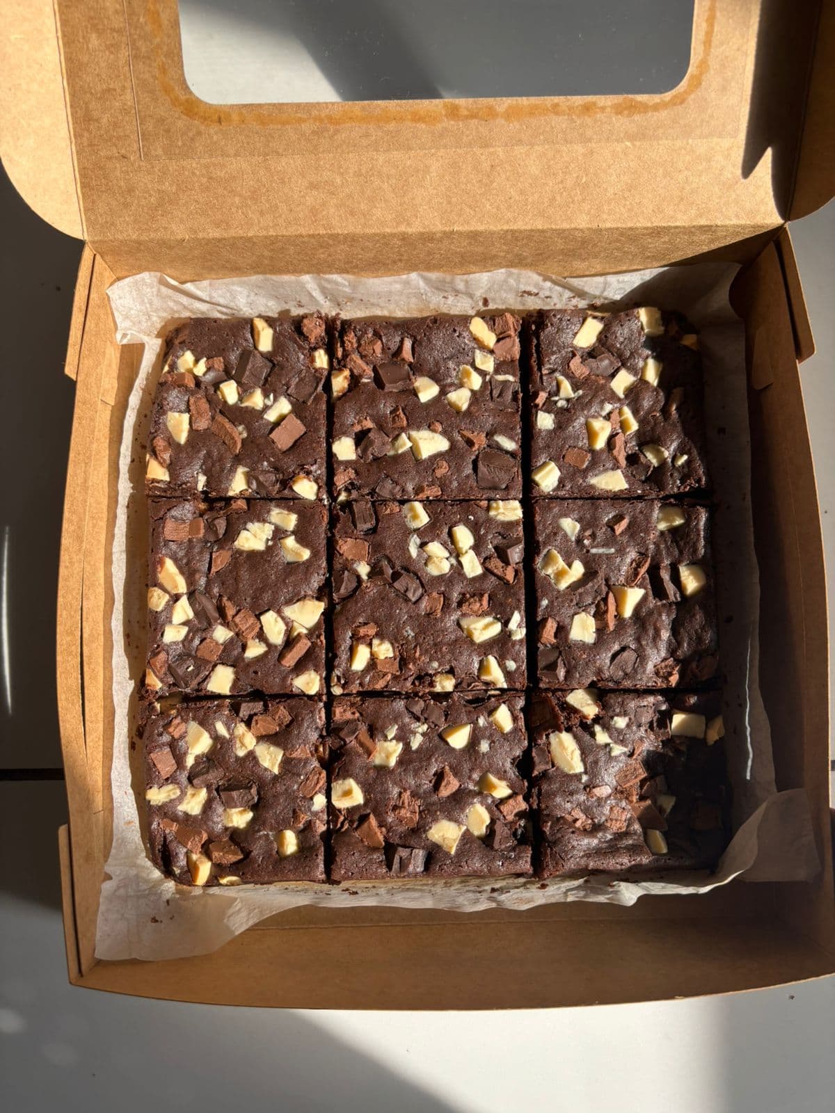Triple Chocolate Brownie Slab
