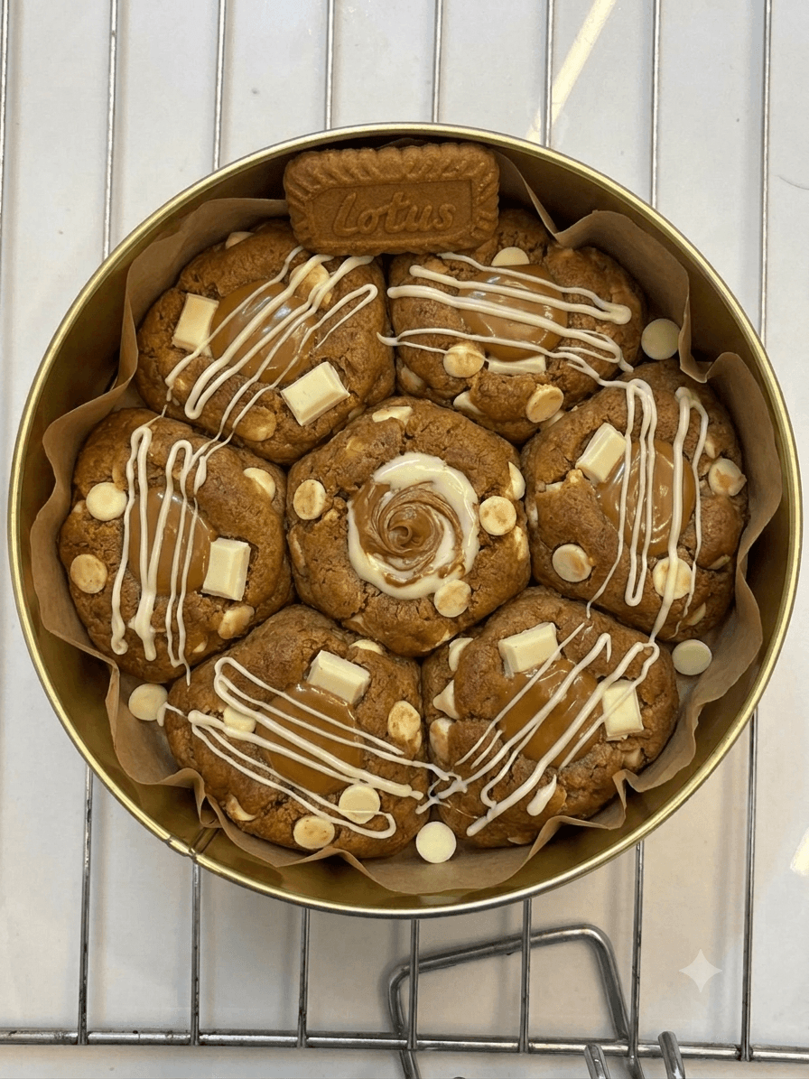 Biscoff White Chocolate Cookie Tin