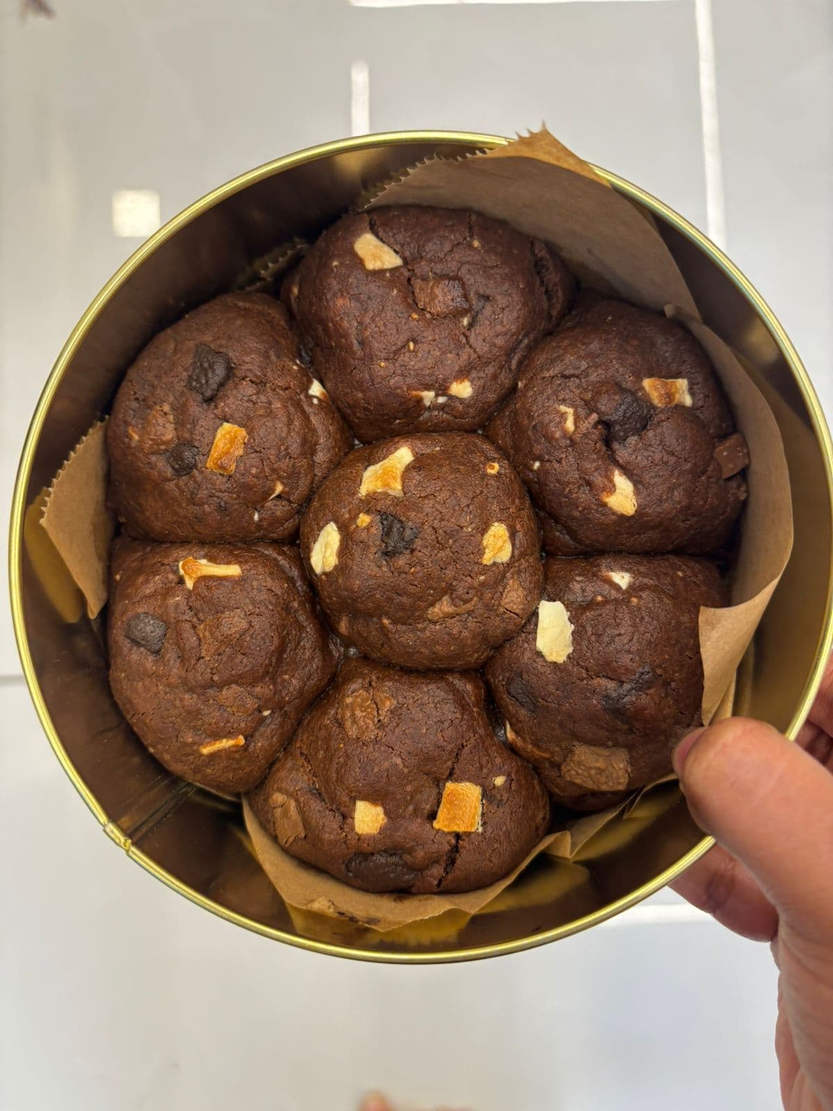 Triple Chocolate Chip Cookie Tin